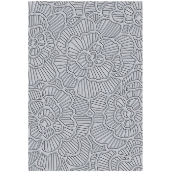 Sizzix - 3D Prägefolder "Cosmopolitan, Sunday in the Park" Embossing Folder Design by Stacey Park