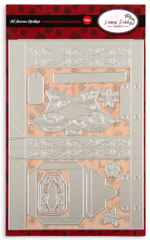 Dawn Bibby - Stanzschablone "Art Nouveau Christmas Gift Bag & Accessories" Dies