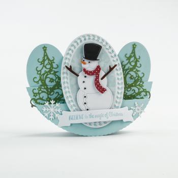Tonic Studios - Stanzschablone "Joyful Snowman" Dies 