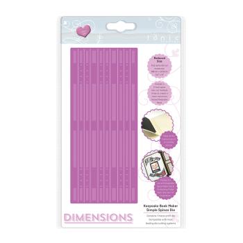Tonic Studios - Stanzschablone "Keepsake Book Maker Simple Spines" Dies 