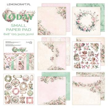 LemonCraft - Designpapier "Today" Paper Pad 8x8 Inch - 12 Bogen