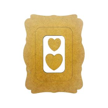 Stamperia - Holzteile "Alterego Frames and Hearts" MDF Crafty Shapes Blanks