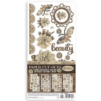 Stamperia - Stanzteile "Old Lace" Paper Cut-outs 6x12 Inch - 4 Bogen