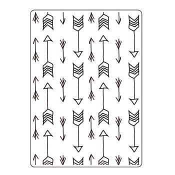 Vaessen Creative - Prägefolder "Pfeile" Embossingfolder