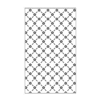 Vaessen Creative - Prägefolder "Blumengitter" Embossingfolder