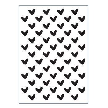 Vaessen Creative - Prägefolder "Herzen" Embossingfolder