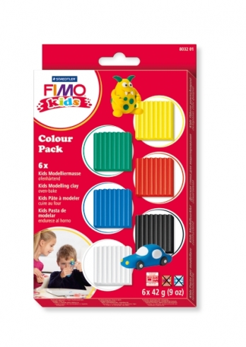 Fimo Kids Modelliermasse 42g 100g = 4.74 EUR Ofenhärtende Knete für Kinder 