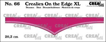 Crealies - Stanzschablone "No. 66 Edge with Little Stripes" On The Edge XL Dies