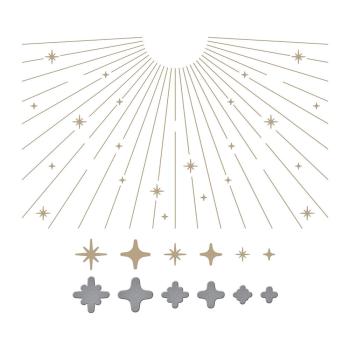 Spellbinders - Glimmer Hot Foil Plate & Dies "Sparkle Background"