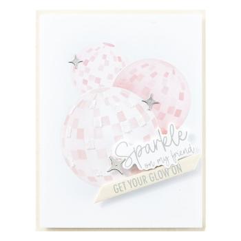 Spellbinders - Schablone "Layered Disco Impressions" Stencil