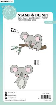 Studio Light - Stempel & Stanzschablone "Koala" Stamp & Dies