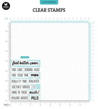 Studio Light - Stempelset "Feel Better" Clear Stamps