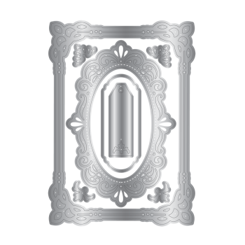 Preview: Crafters Companion - Stanzschablone "Vintage Corner" Dies