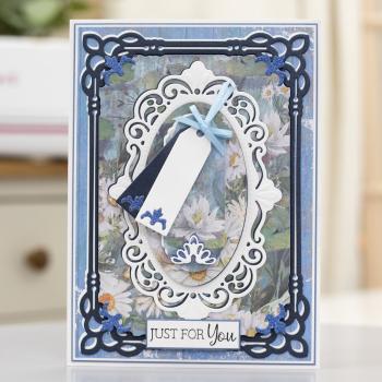 Preview: Crafters Companion - Stanzschablone "Vintage Corner" Dies