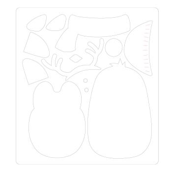 Sizzix - Stanzschablone "Pinguin Freunde" Bigz Craft Dies Design by Olivia Rose