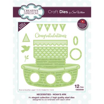 Creative Expressions - Stanzschablone "necessities noah's ark" Craft Dies Design by Sue Wilson