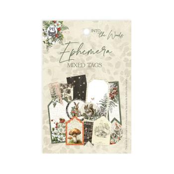 Piatek P13 - Stanzteile "Into the Woods" Die Cuts Ephemera Tags