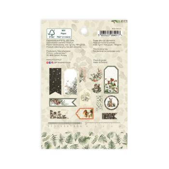 Piatek P13 - Stanzteile "Into the Woods" Die Cuts Ephemera Tags