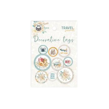 Piatek P13 - Stanzteile "Travel Journal" Decorative Tags 01