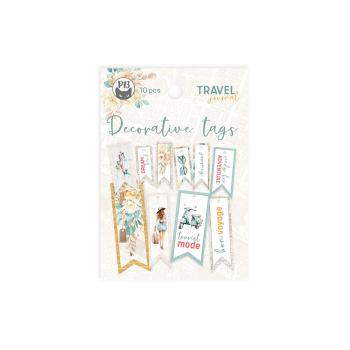 Piatek P13 - Stanzteile "Travel Journal" Decorative Tags 02