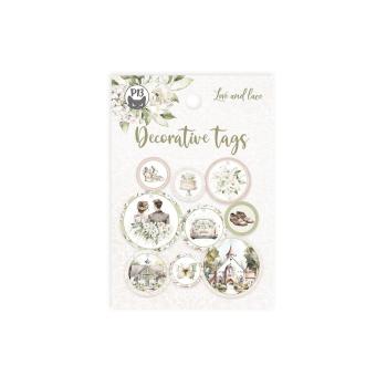 Piatek P13 - Stanzteile "Love and Lace" Decorative Tags 01
