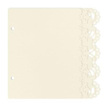 Piatek P13 - Light Chipboard Album Base 6x6 Inch "Love and Lace"