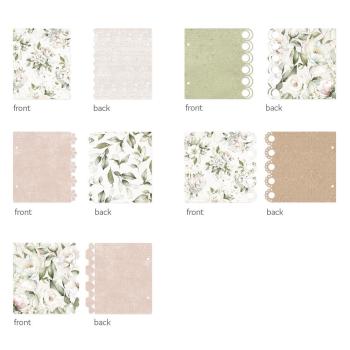 Piatek P13 - Light Chipboard Album Base w/Papers 6x6 Inch "Love and Lace"