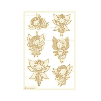 Piatek P13 - Stanzteile "Believe in Fairies" Chipboard Embellishments 01