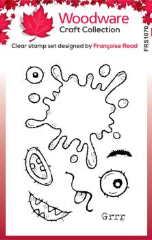 Woodware - Stempelset "Blot Monster" Clear Stamps Design by Francoise Read