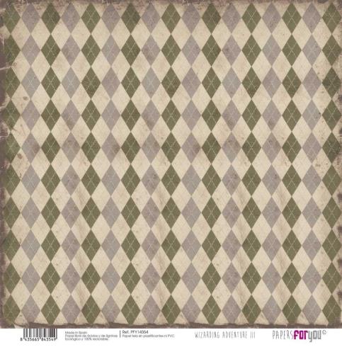 Papers For You - Leinwandpapier "Wizarding Adventure III" Paper Pack Canvas 30,5x31 cm - 8 Bogen 