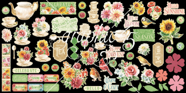 Graphic 45 - Stanzteile "Season to Celebrate" Ephemera