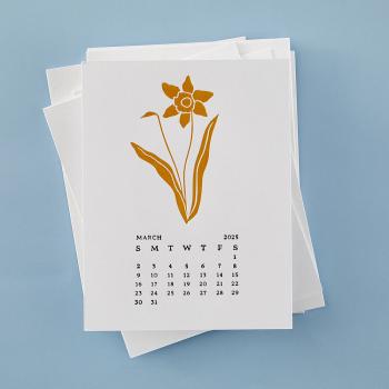 Spellbinders - Buchdrucktechnik "March Daffodil" BetterPress Plate