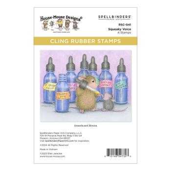 Spellbinders - Gummistempel Set "Squeaky Voice" Cling Stamp