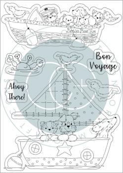 Craft Consortium - Stempelset "Bon Voyage" Clear Stamps