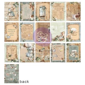 Prima Marketing - Designpapier "The Home Baker" Paper Pack - Journaling Cards 3x4 Inch - 45 Bogen