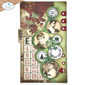 Elizabeth Craft Designs - Stanzschalone "Christmas Bubbles Edge Inlay" Dies