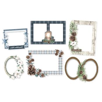 Simple Stories - Chipboard Frames "Simple Vintage Fresh Snow" 