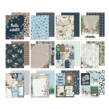 Preview: Simple Stories - Designpapier "Simple Vintage Fresh Snow" Paper Pack 6x8 Inch - 24 Bogen