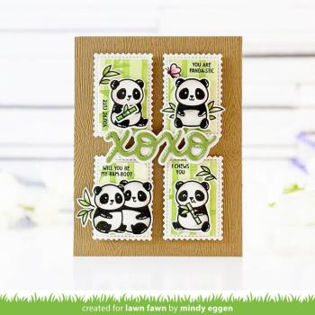 Lawn Fawn - Stanzschablone "Scripty XOXO Outline" Add-on Die