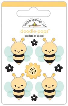 Doodlebug Design - Sticker "Farmhouse Busy Bees" Doodle-Pops 