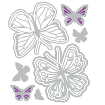 Sizzix - Stanzschablone "Spring Wings" Thinlits Craft Dies by Catherine Pooler