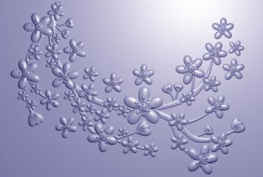 Crafters Companion - Prägefolder "Beautiful Blossom" 3D Embossingfolder