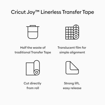 Cricut Joy - Transfer Tape Linerless 13,9cmx3,04m