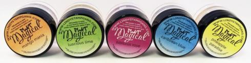 Lindys Stamp Gang - Pigmentpulver "Carribean Cruise" Flat Magical Set 5x7g