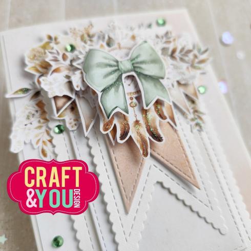 Craft & You Design - Stanzschablone "Biscuit Pennants" Dies