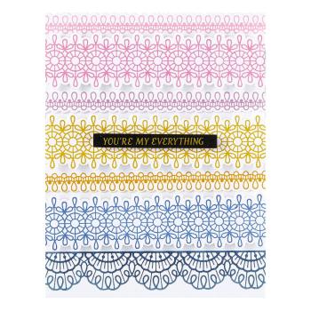 Spellbinders - Buchdrucktechnik "Pressed Lace Borders" BetterPress Plate & Dies