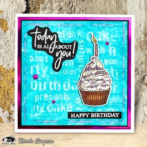 Visible Image - Stempelset A6 "Best Birthday Ever" Clear Stamps