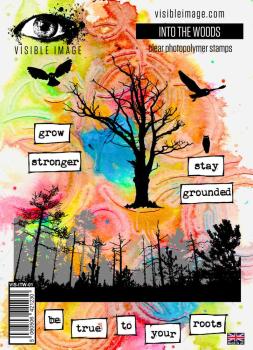 Visible Image - Stempelset A5 "Into The Woods" Clear Stamps
