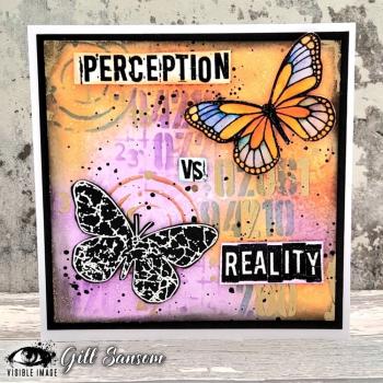 Visible Image - Schablone 6x6 Inch "Off The Grid" Stencil