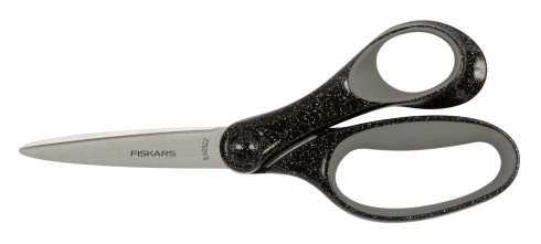 Fiskars - Schulschere "Glitter Black" School Scissors 18cm